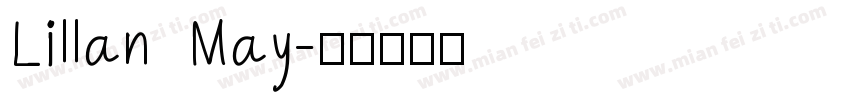 Lillan May字体转换